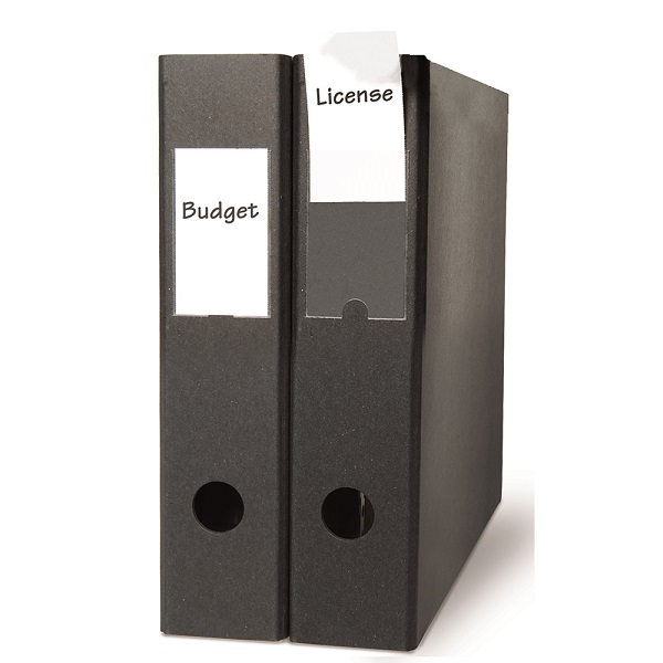 3L Self Adhesive Label Holders 55 x 102mm Clear 10335