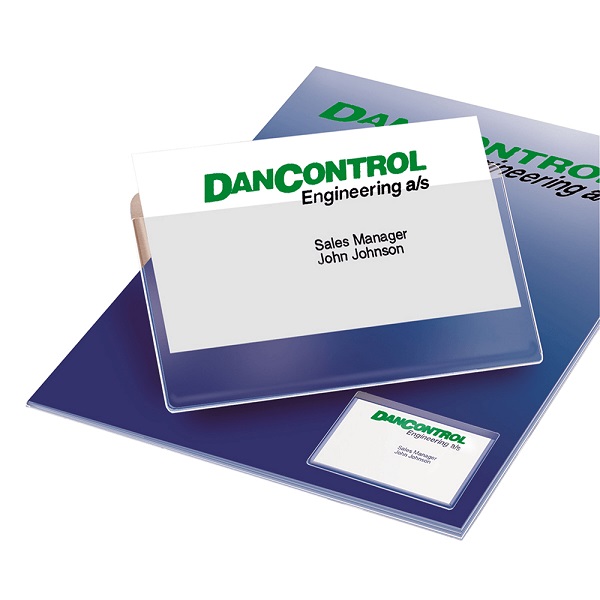 3L SelfAdhesive Business Card Pockets 90 x 65mm Longside Opening 10114