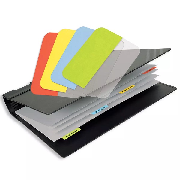 3L SelfAdhesive Index Tabs 40mm Assorted 10512