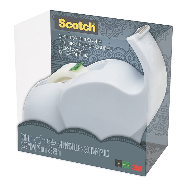 Scotch® C43ELPHT Grey Elephant Tape Dispenser 70006843190