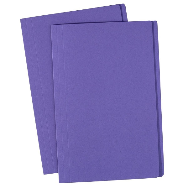 AVERY® 81592 Manilla Folders Foolscap Purple, Box 100