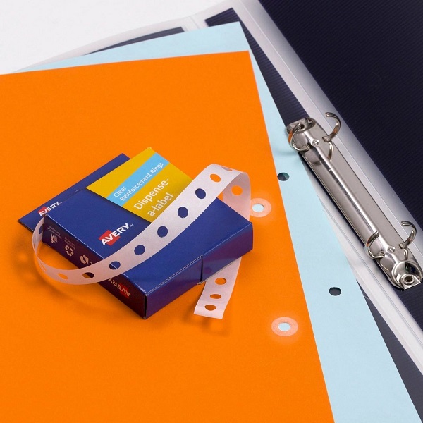 AVERY® Reinforcement Rings Clear Vinyl Pack 250 934242