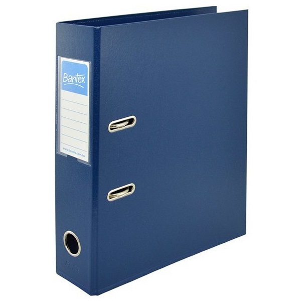 BANTEX 70mm Lever Arch File A4 Blue 145001 100080898