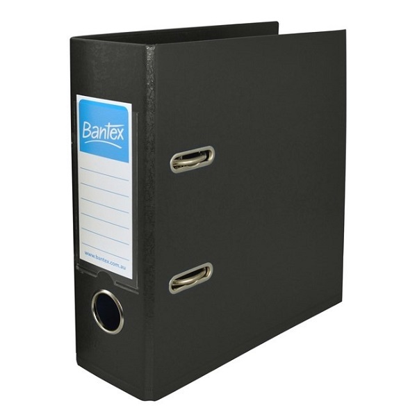 BANTEX 70mm Lever Arch File A5 Black 145210 100400727 BANTEX 70mm Lever Arch File A5 Black 145210 100400727