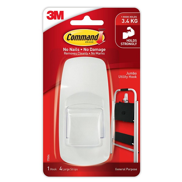 Command™ Adhesive 17004 Jumbo Utility Hook