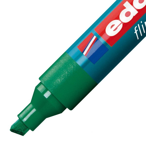 Edding® 383 Flipchart Markers Chisel Tip Green, Box 10