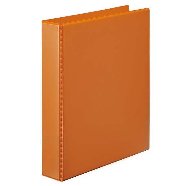 MARBIG Clearview 25mm 2D Ring Insert Binder A4 Orange 5402006