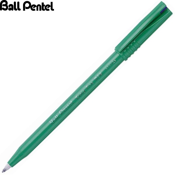 Ball Pentel R56C Extra Fine Point Rollerball Pens 0.6mm Blue, Box 12