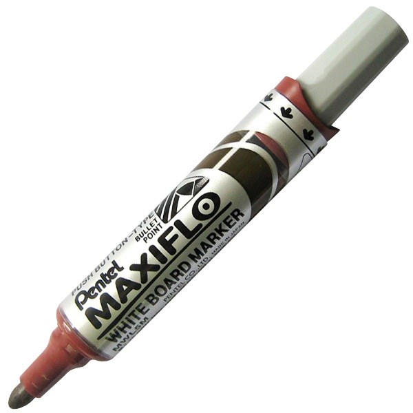 Pentel MAXIFLO™ MWL5E Liquid Ink Whiteboard Markers Bullet Tip Brown
