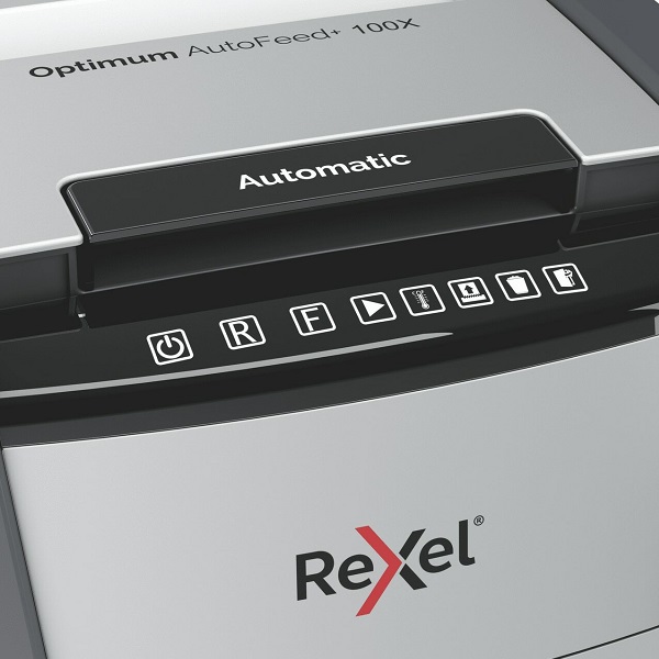REXEL Optimum AutoFeed+ 100X CrossCut Shredder 2020100XAU