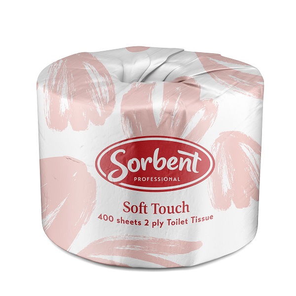 Sorbent® Soft Touch 2Ply Toilet Tissue 400 Sheets 25003