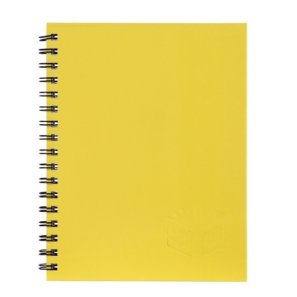 Spirax 511 Hardcover A5 Spiral Notebooks 200 Pages Yellow 56511Y