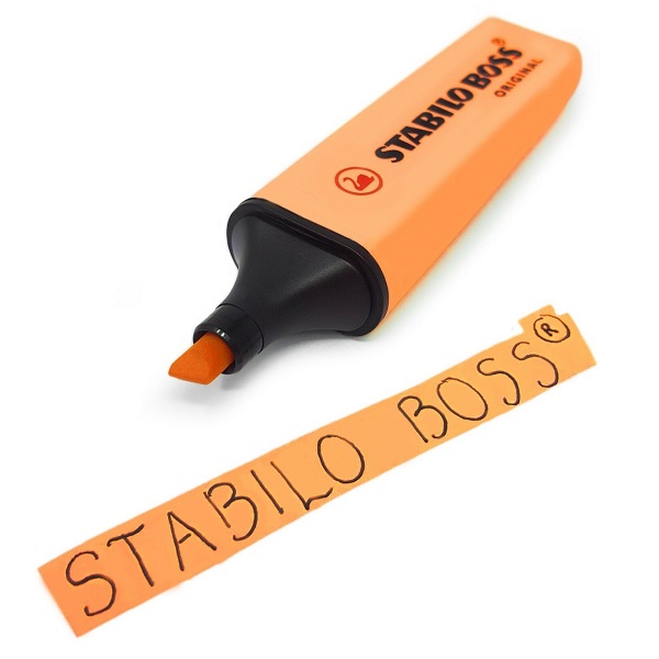 STABILO BOSS® Original Highlighters Pastel Creamy Peach, Box 10