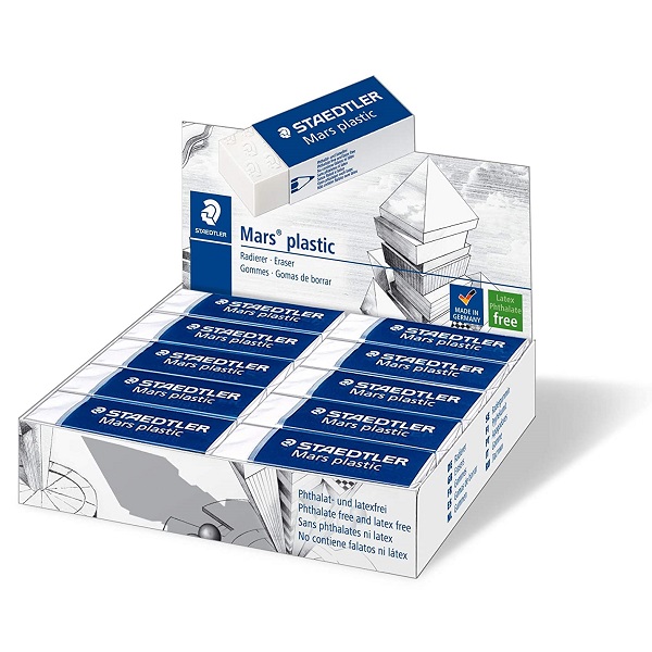 STAEDTLER® 526 50 Mars® Plastic Erasers Large