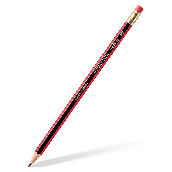 STAEDTLER® Tradition® Graphite Pencils with Eraser Tip HB Grade 112HB