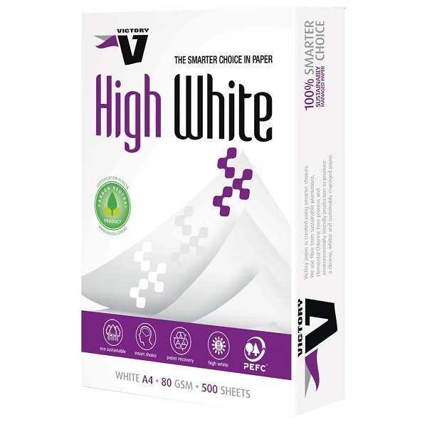 VICTORY High White A4 Copy Paper 80gsm
