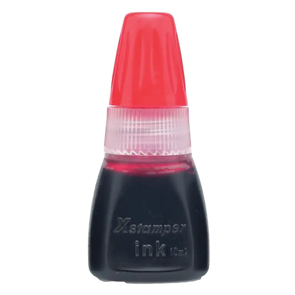 Xstamper® CS10N PreInked Stamp Refill Ink 10ml Red 50102
