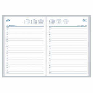 Collins Management Diary Week To View B6/7 Slim Landscape Black - View #8