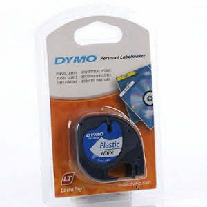 dymo plastic white